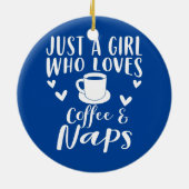 Décoration En Céramique Coffee And Naps Apparel Funny Nap Lovers Design  (Dos)