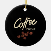 Décoration En Céramique Coffee Please Coffee Lover (Devant)