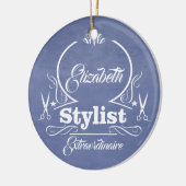 Décoration En Céramique Coiffeur préféré (Gauche)