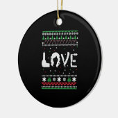 Décoration En Céramique Coiffeur - Vilain pull de Noël (Gauche)
