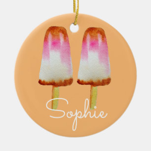 Décoration En Céramique Cola rose popsicles thème de la fille sucreries no