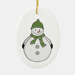 Décoration En Céramique Cold snowman