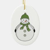 Décoration En Céramique Cold snowman (Dos)