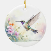 Décoration En Céramique Colibri (Dos)