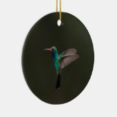 Décoration En Céramique Colibri à bec large en vol (Droite)