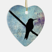 Décoration En Céramique Colibri grunge (Droite)