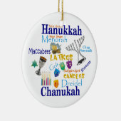 Décoration En Céramique Collage Chanukah/Lumière (Droite)