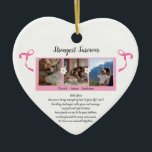 Décoration En Céramique Collage photo de la survivante du cancer du sein T<br><div class="desc">Cette tasse magnifiquement conçue n'est pas seulement un bateau pour votre boisson préférée. C'est un symbole de résilience, d'espoir et de force. Je me souviens avoir parlé à un homme de l'hôpital dont sa femme est une survivante du cancer du sein. Il ne perd jamais espoir et ses enfants aussi....</div>