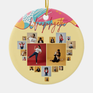 Décoration En Céramique Collage photo féminin personnalisé sans excuses