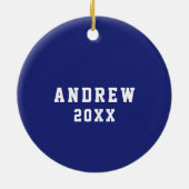 Décoration En Céramique Collection de crosse personnalisée (Dos)