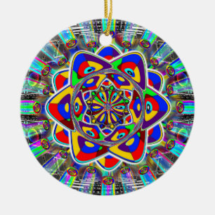 Décoration En Céramique Collier de boutons magiques ou