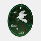 Décoration En Céramique Colombe blanche (Droite)