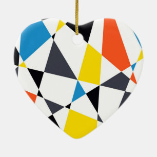 Décoration En Céramique Colorful, cool, trendy, modern geometric shapes