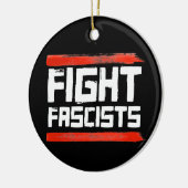 DÉCORATION EN CÉRAMIQUE COMBATTRE LES FASCISTES (Gauche)