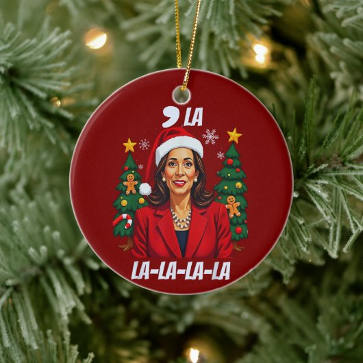 Décoration En Céramique Comma La Kamala Harris Christmas (Arbre)