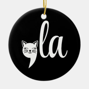 Décoration En Céramique Comma La Kamala Harris - maman chat pour Kamala
