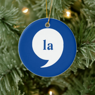 Décoration En Céramique comma-la / Kamala Harris pour le président 2024