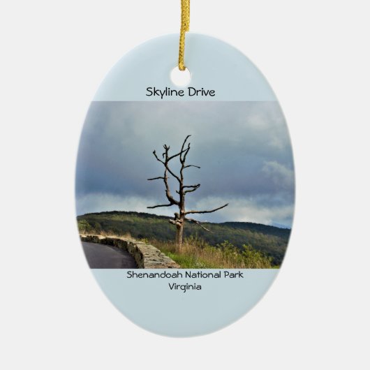 Décoration En Céramique Commande d'horizon d'arbre (Devant)