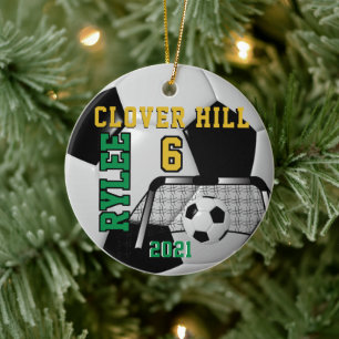 Décoration En Céramique Commande personnalisée - ⚽ de balle de football no