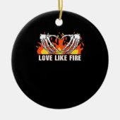 Décoration En Céramique Comme Classique - Skeleton Hands Heart (Devant)