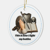 Décoration En Céramique Comment je mène mes batailles (Gauche)