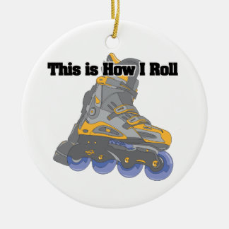 Décoration En Céramique Comment je roule (lames de roller/patins en ligne)