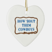 DÉCORATION EN CÉRAMIQUE COMMENT LES COWBOYS (Droite)