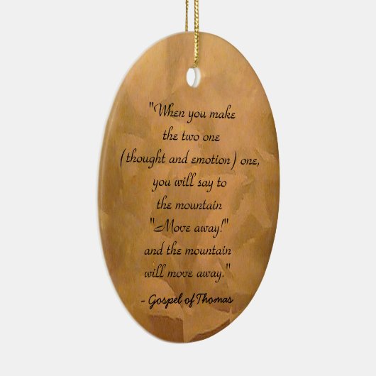 Décoration En Céramique Comment Prier Évangile De Thomas (Droite)