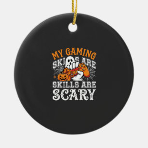 Décoration En Céramique Compétences de jeu Halloween sont un contrôleur fa