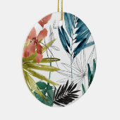 Décoration En Céramique Composition tropicale (Droite)