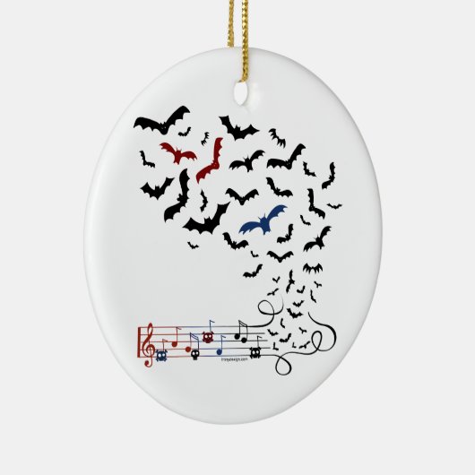 Décoration En Céramique Conception 2 de musique de batte (Droite)