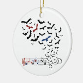 Décoration En Céramique Conception 2 de musique de batte (Gauche)