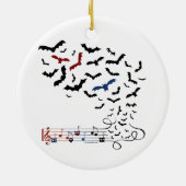 Décoration En Céramique Conception 2 de musique de batte (Dos)