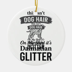Décoration En Céramique Conception de citation de cheveux de chien drôle d
