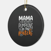 Décoration En Céramique Conception de Halloween Mama Pumpkins Patch_1 (Gauche)