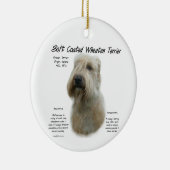 Décoration En Céramique Conception de l'histoire du Terrier revêtu d'un re (Droite)