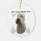 Décoration En Céramique Conception de l'histoire du Terrier revêtu d'un re (Gauche)