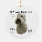 Décoration En Céramique Conception de l'histoire du Terrier revêtu d'un re (Dos)