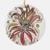 Décoration En Céramique Conception de masques du Festival vénitien (Dos)