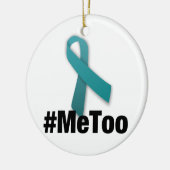 Décoration En Céramique Conception de #MeToo avec le ruban (Gauche)