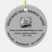 DÉCORATION EN CÉRAMIQUE CONCEPTION DES GRAINES DE MOUTARDE GROW-ORNAMENT (Dos)