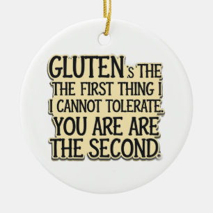 Décoration En Céramique Conception des Humours de tolérance au gluten