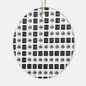 Décoration En Céramique Conception du Motif du logo géométrique 2 (Gauche)