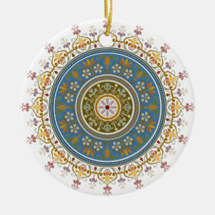 Décoration En Céramique Conception islamique vintage de motif