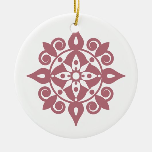 Décoration En Céramique Conception Mandala fraîche (Devant)