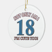 Décoration En Céramique conception mignonne de 18 ans (Gauche)