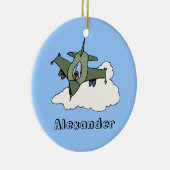 Décoration En Céramique Conception personnalisée de faucon de combat F16 (Droite)