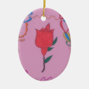 Décoration En Céramique Conception Rose spéciale