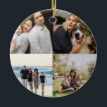 Décoration En Céramique Concevez votre propre collection de photos de fami<br><div class="desc">Concevez votre propre collection de photos de famille 4 Ornement en céramique</div>