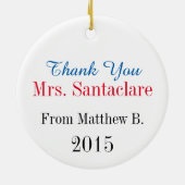 Décoration En Céramique Conducteur de bus scolaire - SRF (Dos)